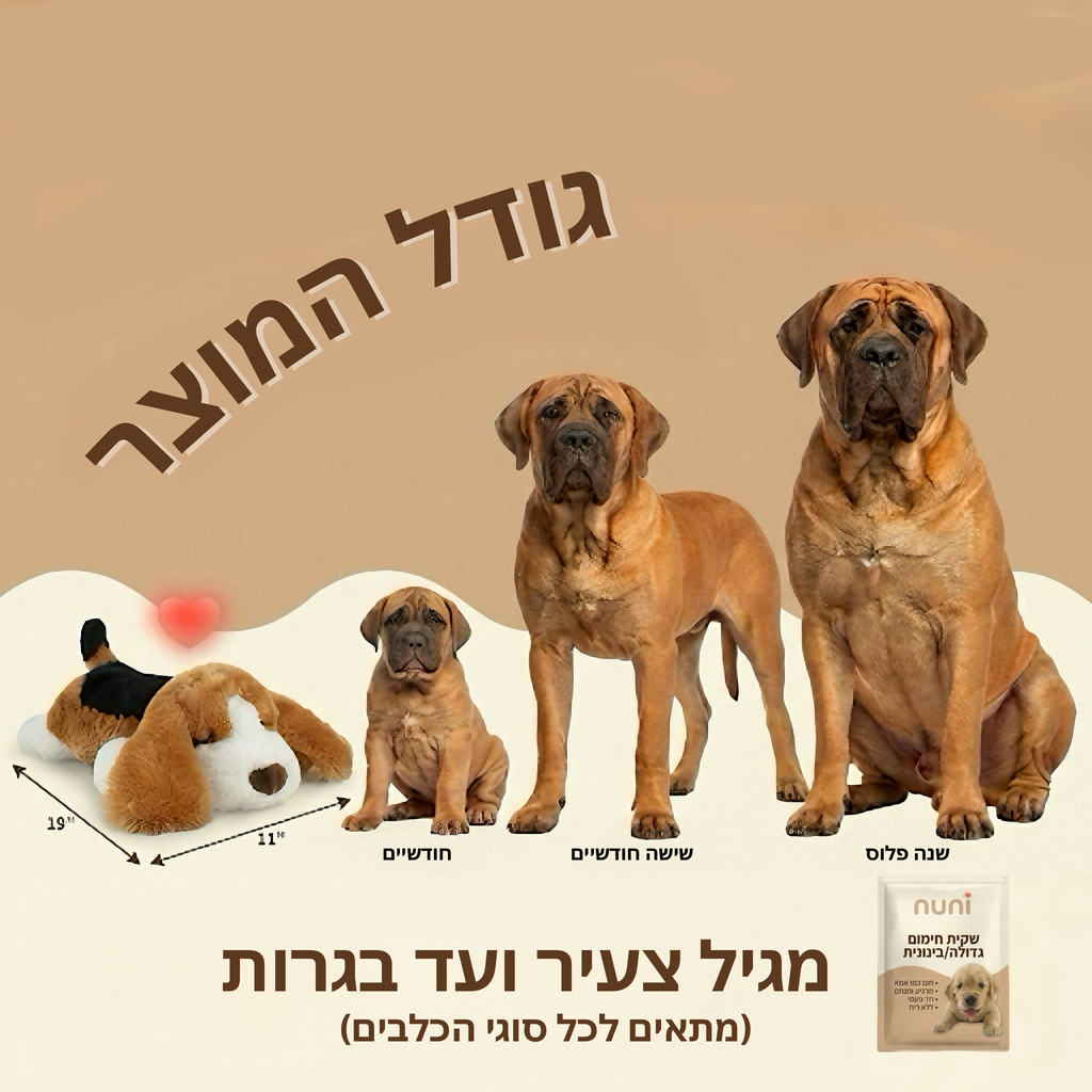 בובות beagle - לשינה רגועה והפחתת חרדה באופן טבעי
